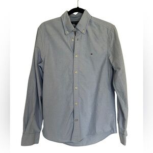 Tommy Hilfiger Men’s Custom Fit Button-Up Shirt – Size S